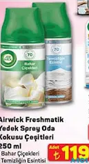 AİRWİCK FRESHMATİK YEDEK SPREY ODA KOKUSU ÇEŞİTLERİ 250 ML